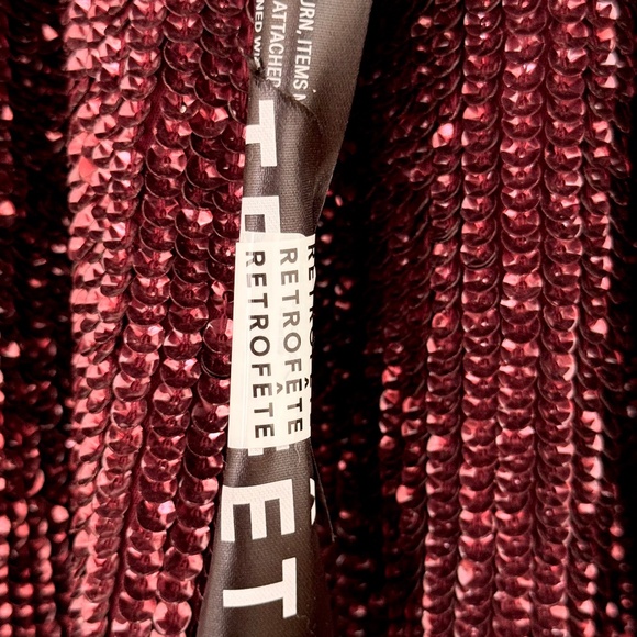 Lilai Sequin Burgundy Dress (NWT) - Picture 7 of 8